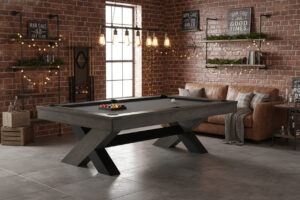 HALIFAX 8' POOL TABLE (CHARCOAL)